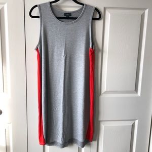 Grey Jersey Shift Dress